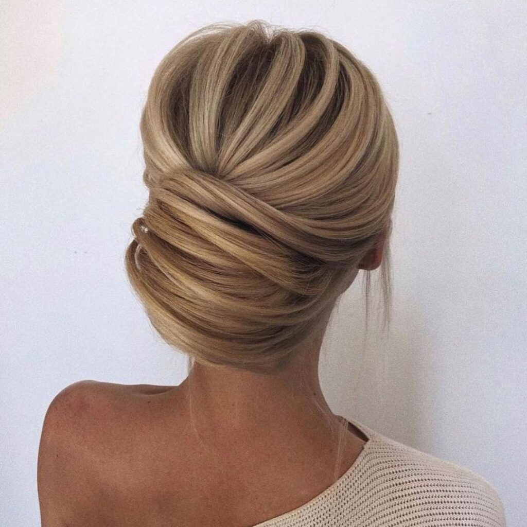 Beautiful French Twist Specially Short Hair