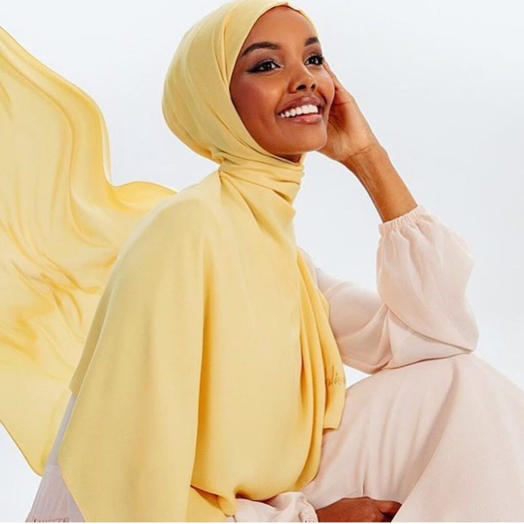 Halima Aden Beautiful Face Model
