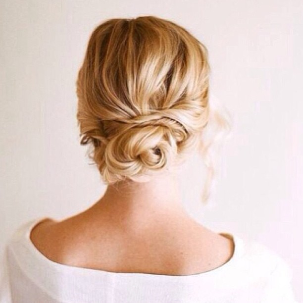 Sophisticated Bun Hairstyle Perfect for Short Hair