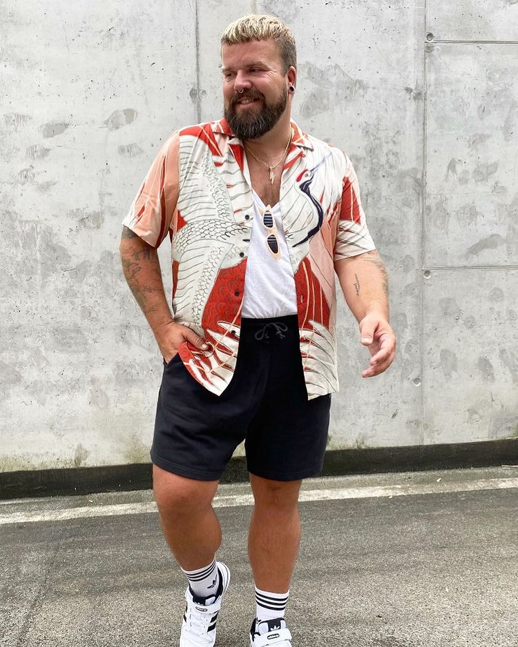 Claus Fleissner plus size model