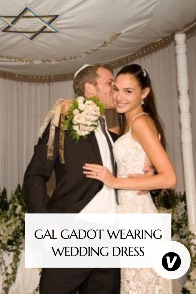 Gal Gadot Wearing Wedding Dress