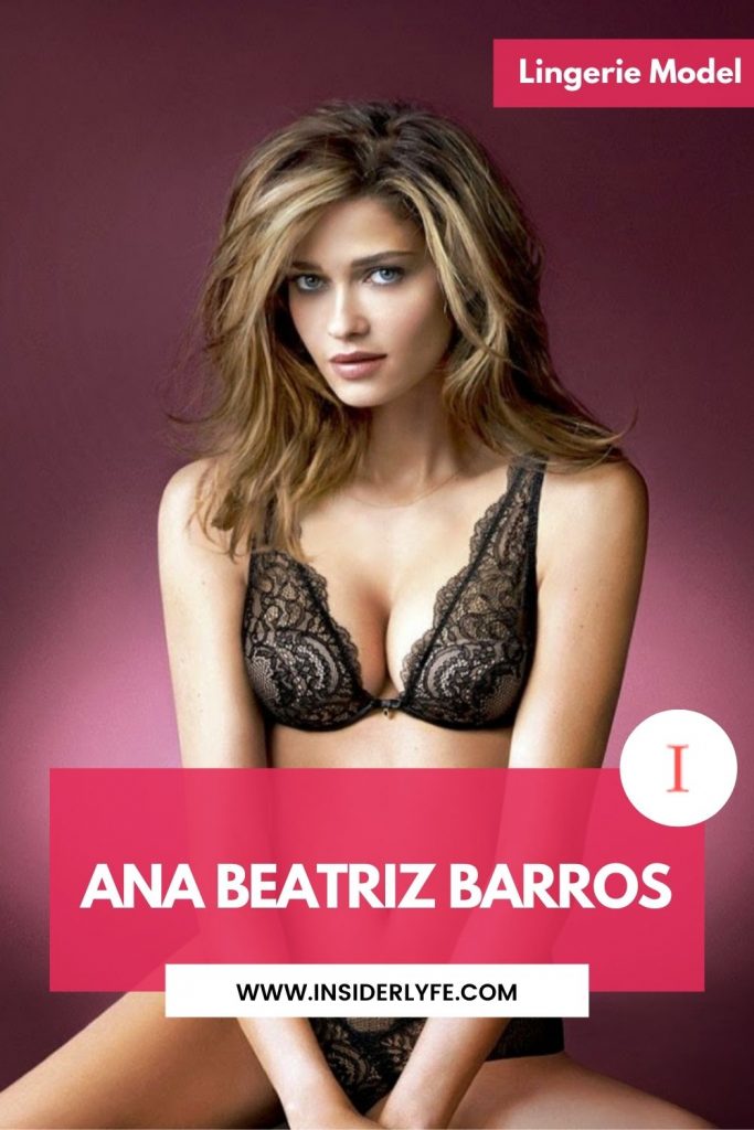 Ana Beatriz Barros lingerie Model