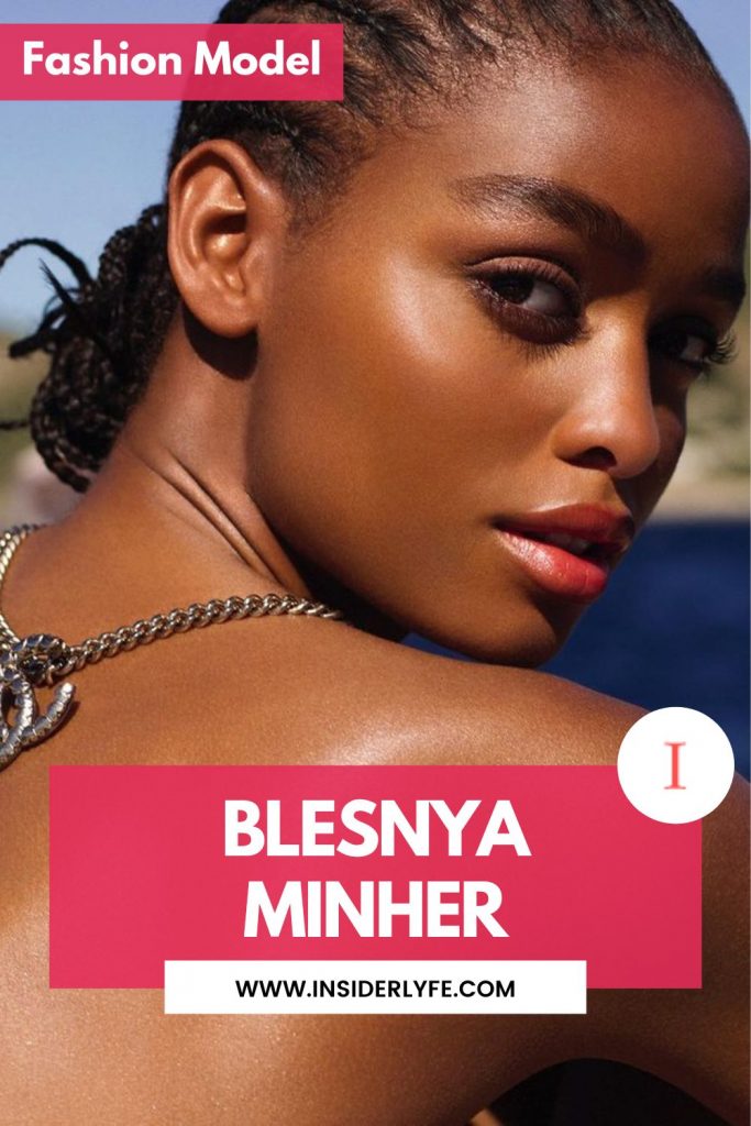Blesnya Minher got #6 on the top fashion models 2022 list.