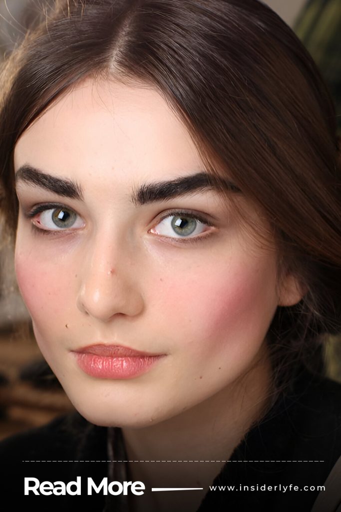 Bold Brows with Nude Pink Lips