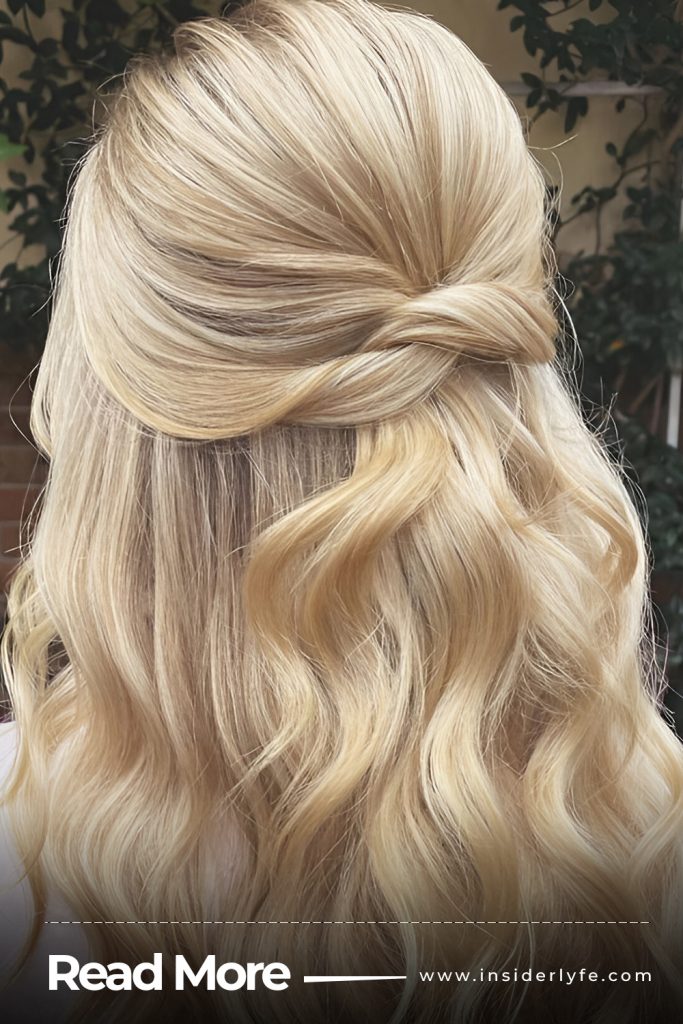 Dirty Blonde Half Up, Half Down