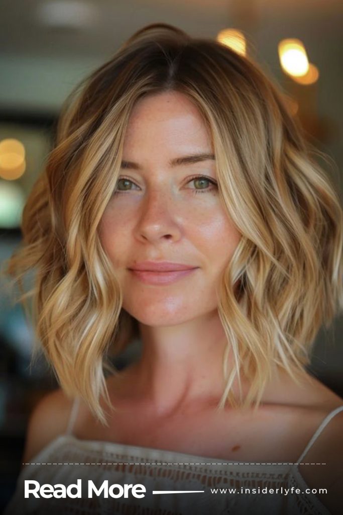 Dirty Blonde Lob