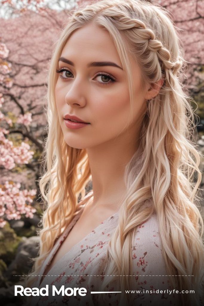 Dirty Blonde Waterfall Braid