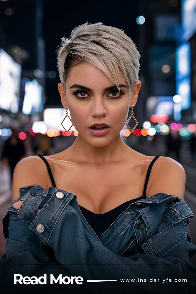 Edgy Pixie with Shaved Sides