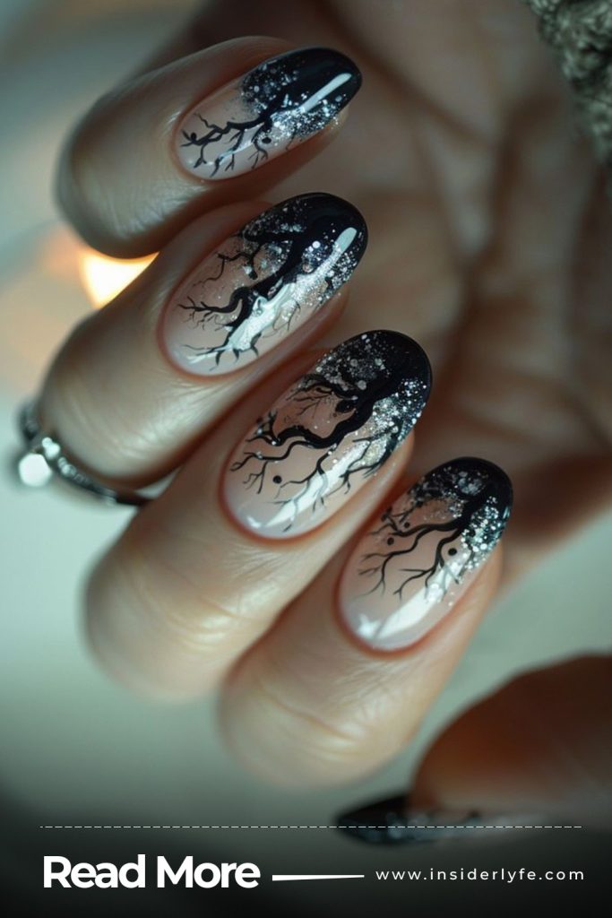 French Manicure with a Twist