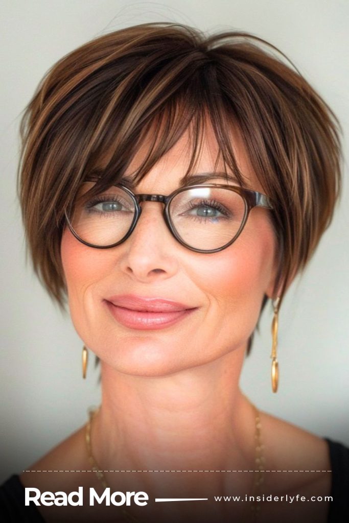 Layered Pixie with Face Framing Strands