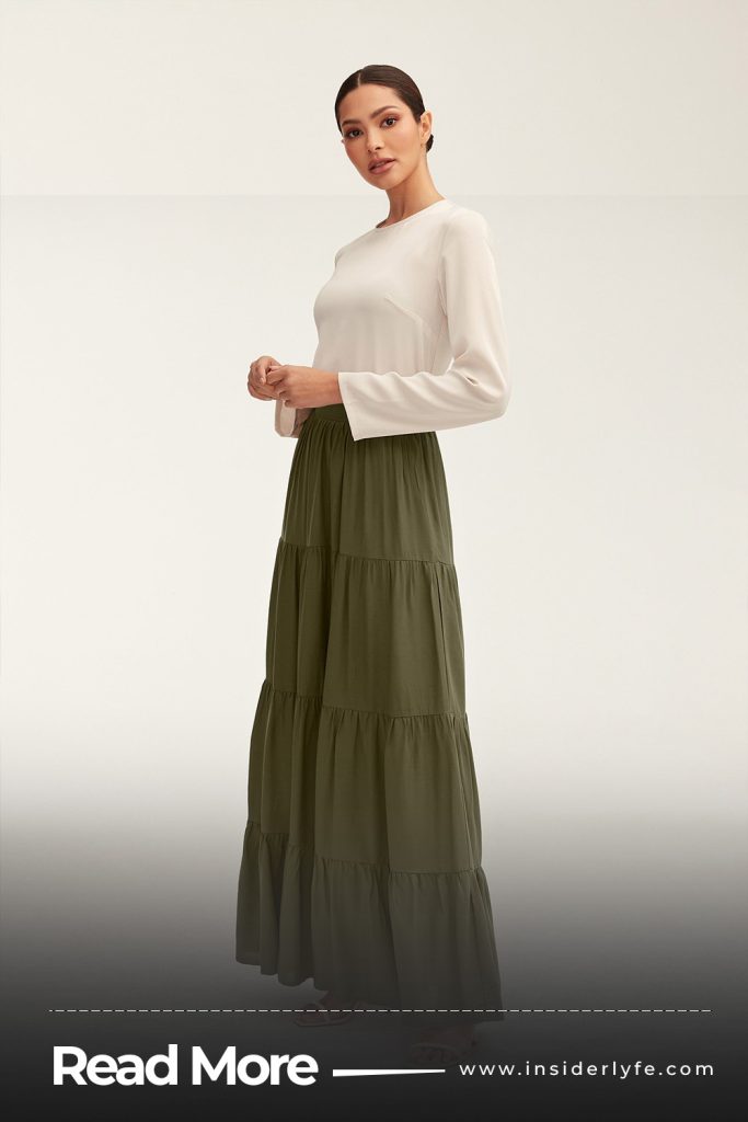 Maxi skirt and Simple tee