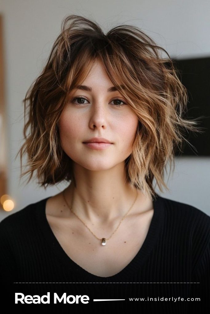 Messy Choppy Bob