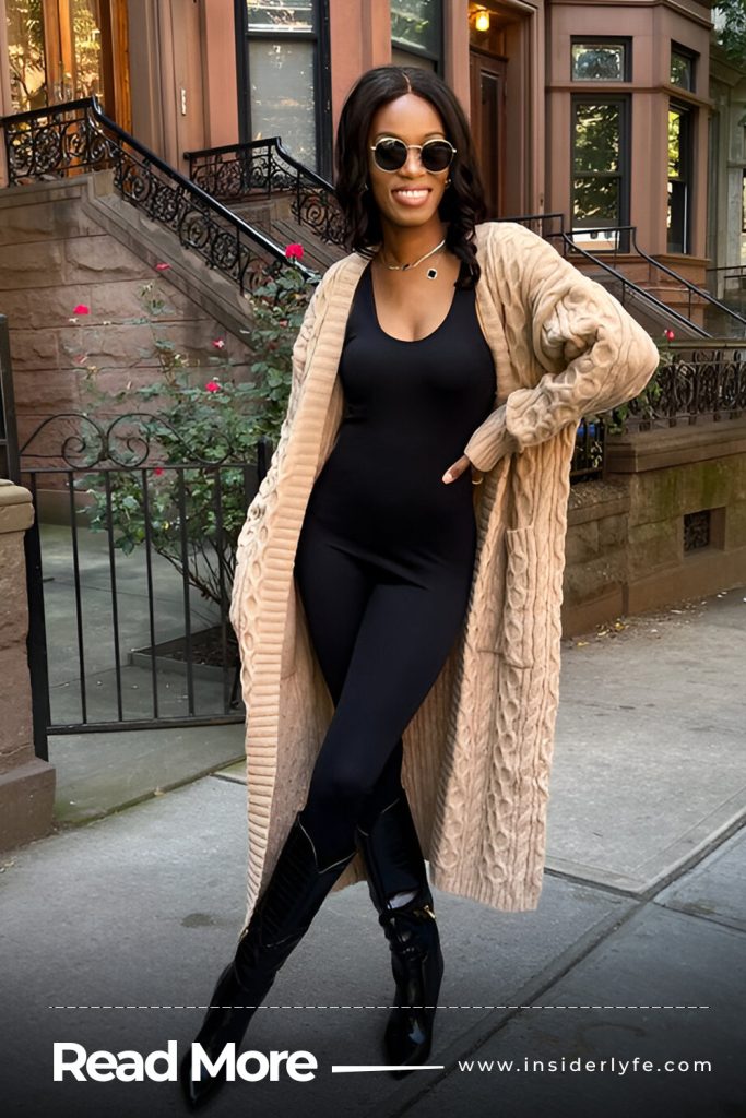 Oversized Cardigan and Leggings