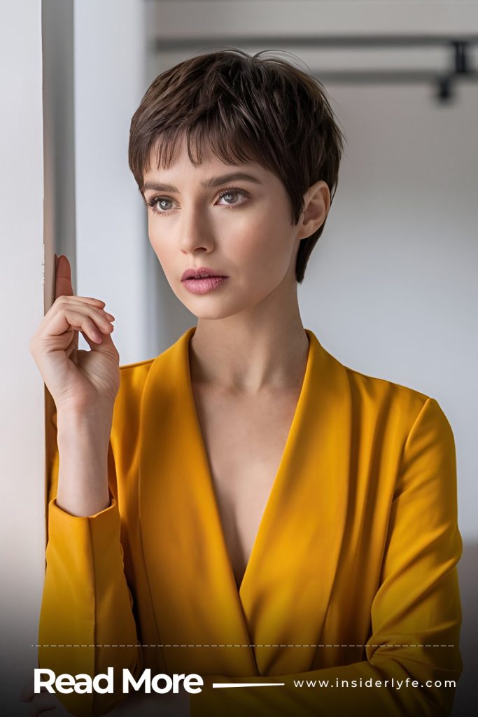Pixie with Blunt Bangs