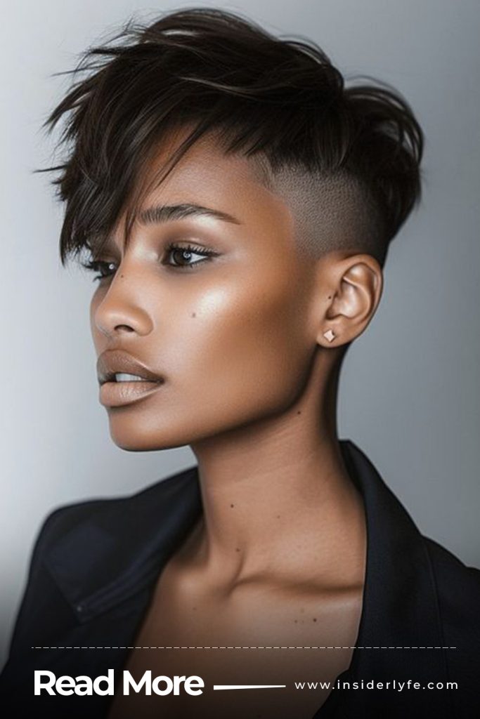 Pixie with Shaved Sides