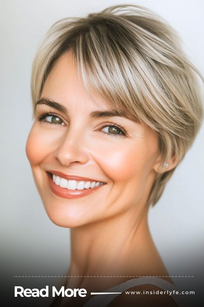 Pixie with Soft Side Bangs