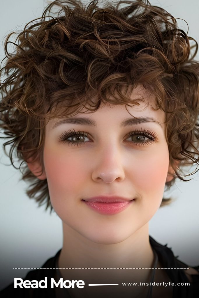 Pixie with Tight Curls