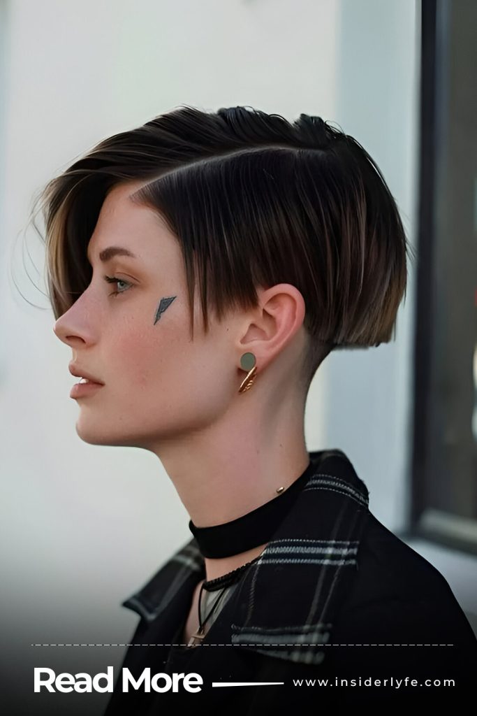 Pixie with Undercut and Design