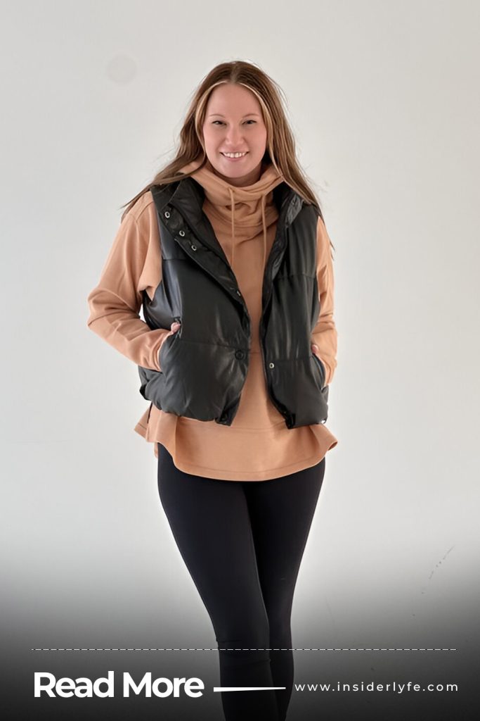 Puffer Vests with Flannel Shirts