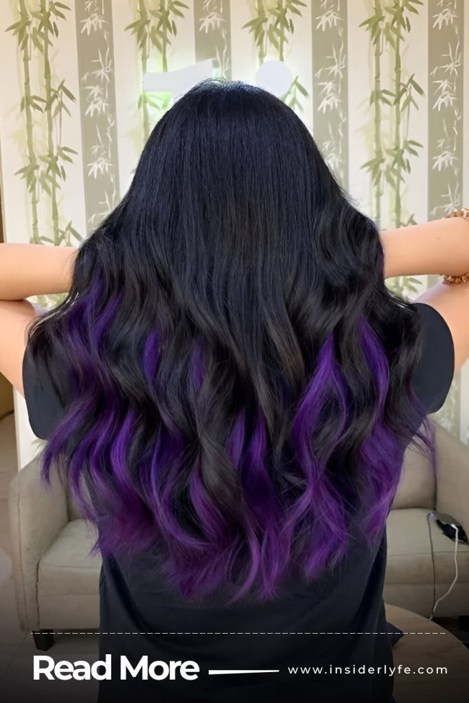 Purple Peekaboo Highlights