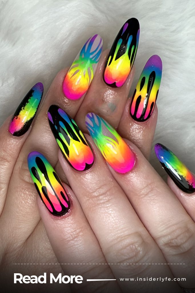 Rainbow Nails