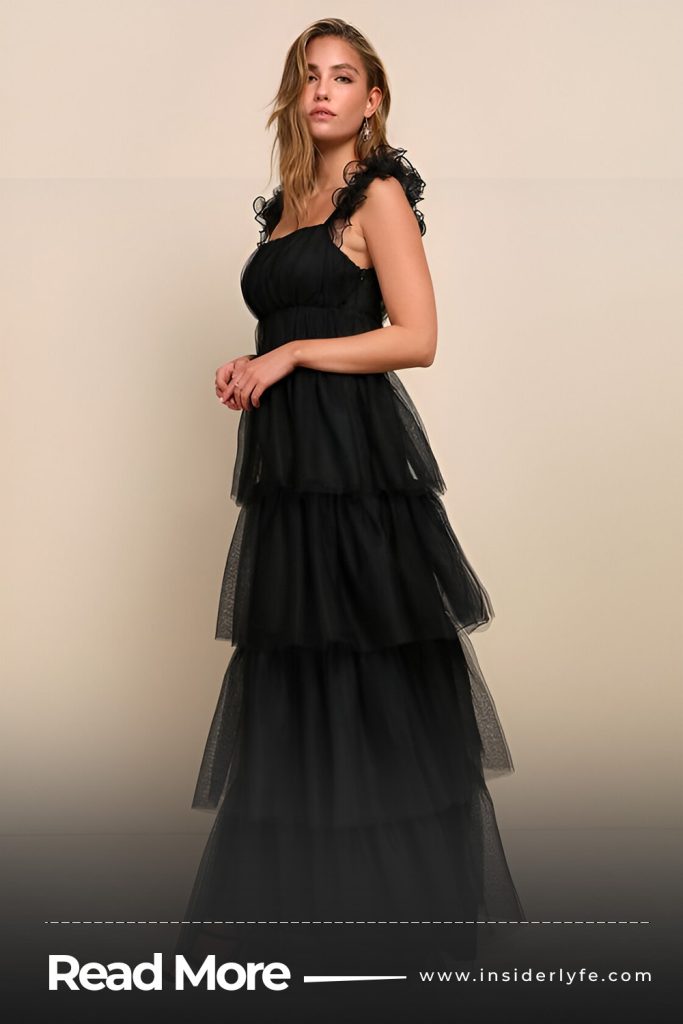 Ruffle tiered dress