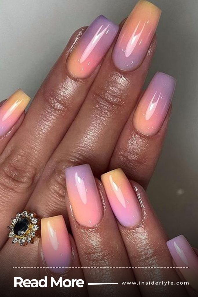Stunning ombre nails
