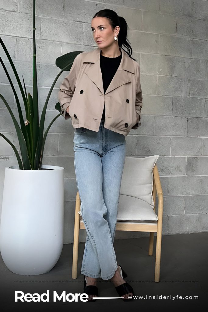 Trench Coats with Cropped Pants