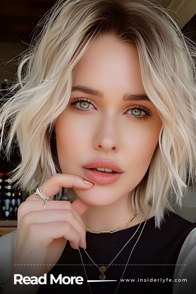 Wavy Choppy Bob