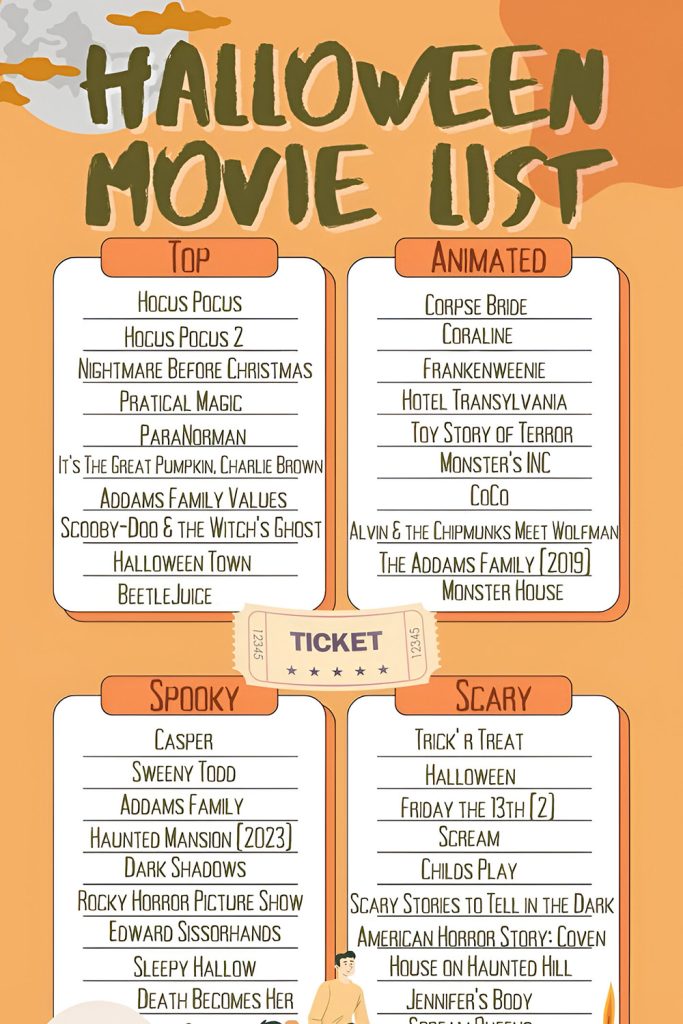 Activities Spooky Movie Marathon
