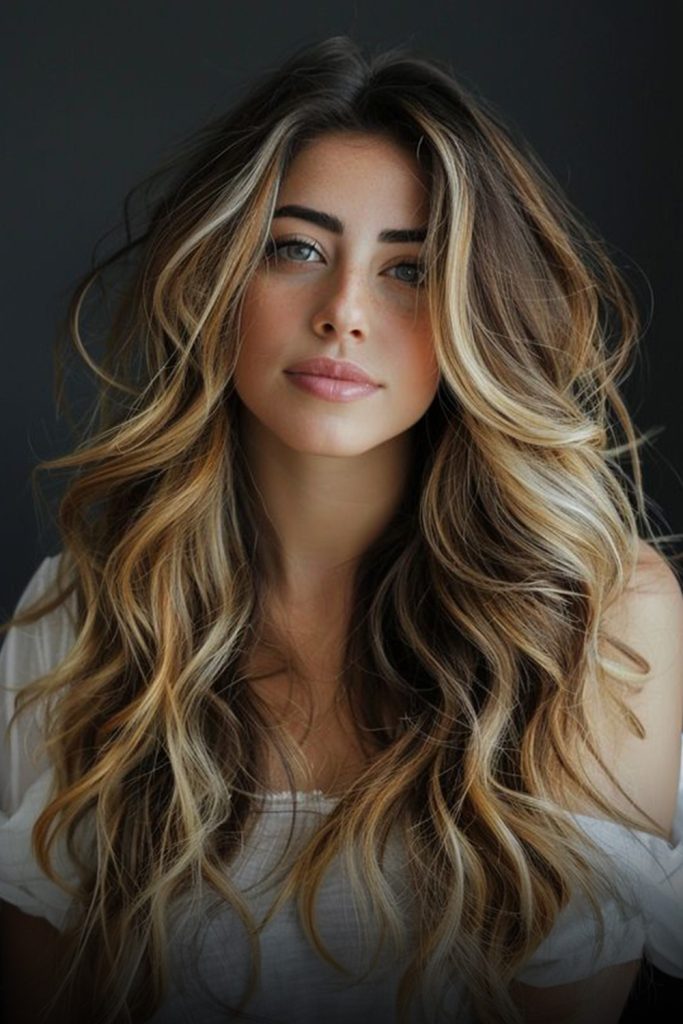 Beachy Balayage on Long Hair