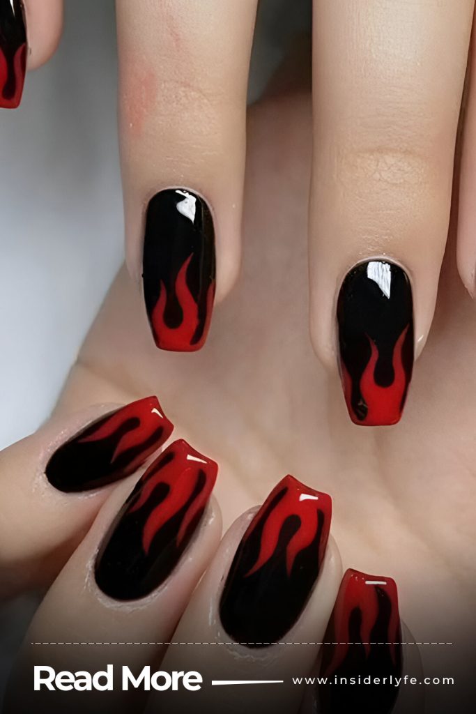 Black Flame Candle