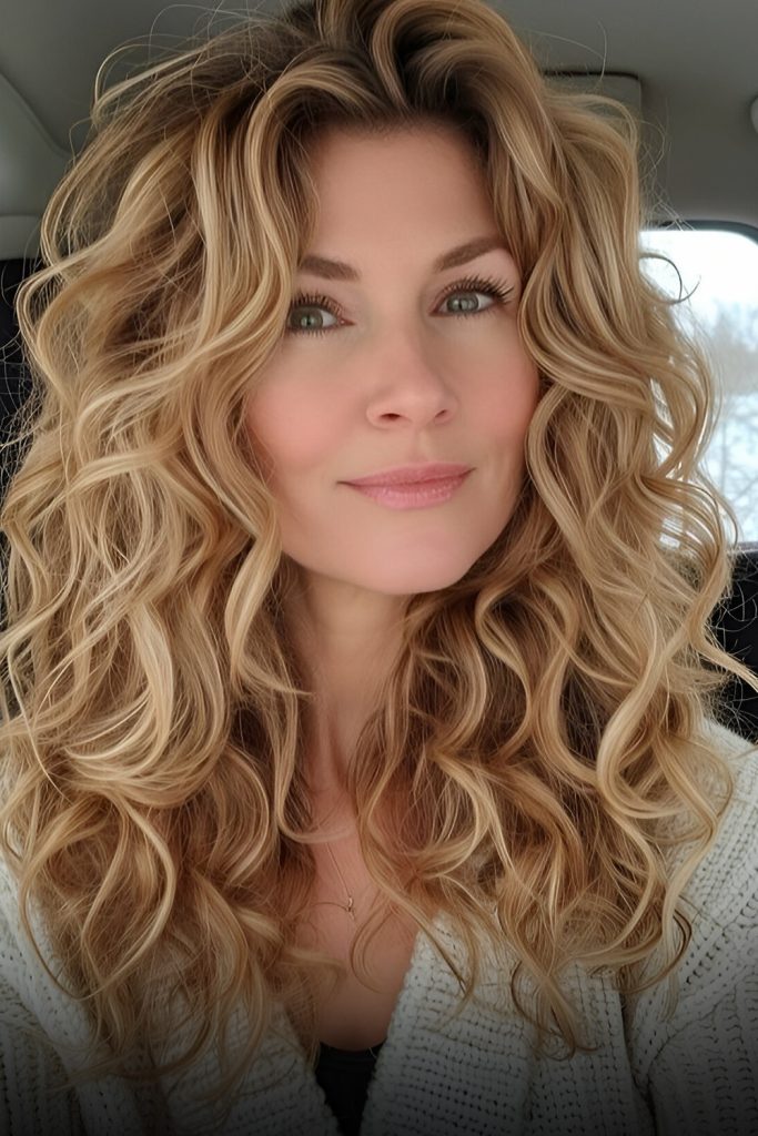 Curly Layered Cut
