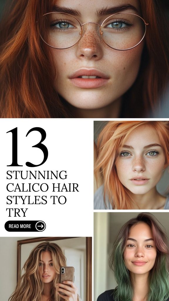 13 Stunning Calico Hair Styles to Try This Season