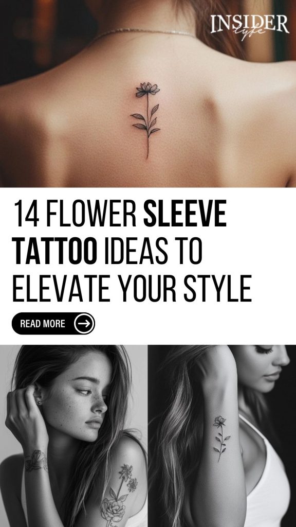 14 Flower Sleeve Tattoo Ideas to Elevate Your Style