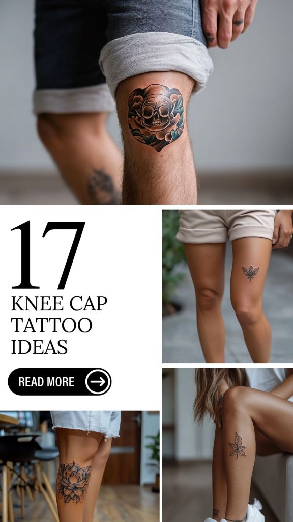 17 Knee Cap Tattoo Ideas to Empower Your Ink Journey (1)