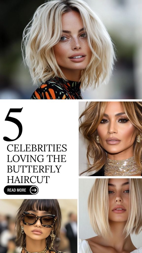 5 Celebrities Who Are Loving the Butterfly Haircut Trend