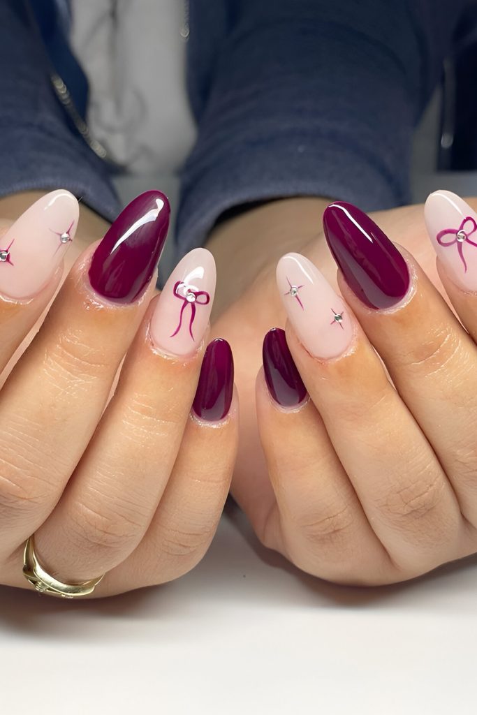 Cherry Mocha with Negative Space