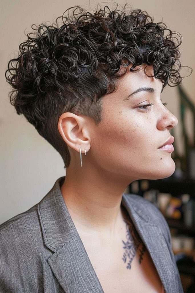 Curly Short Crop