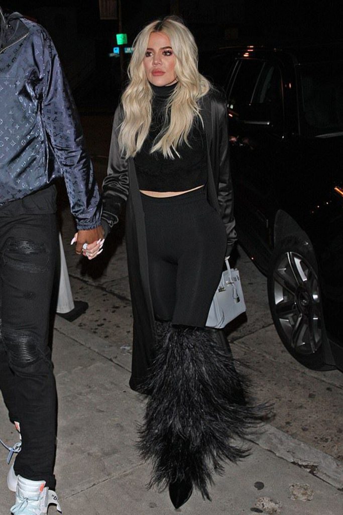 Feathered Details Kylie Jenner