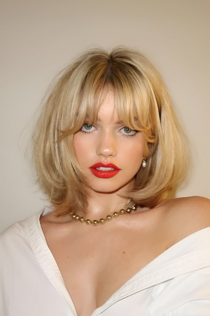French Inspired Short Fringe