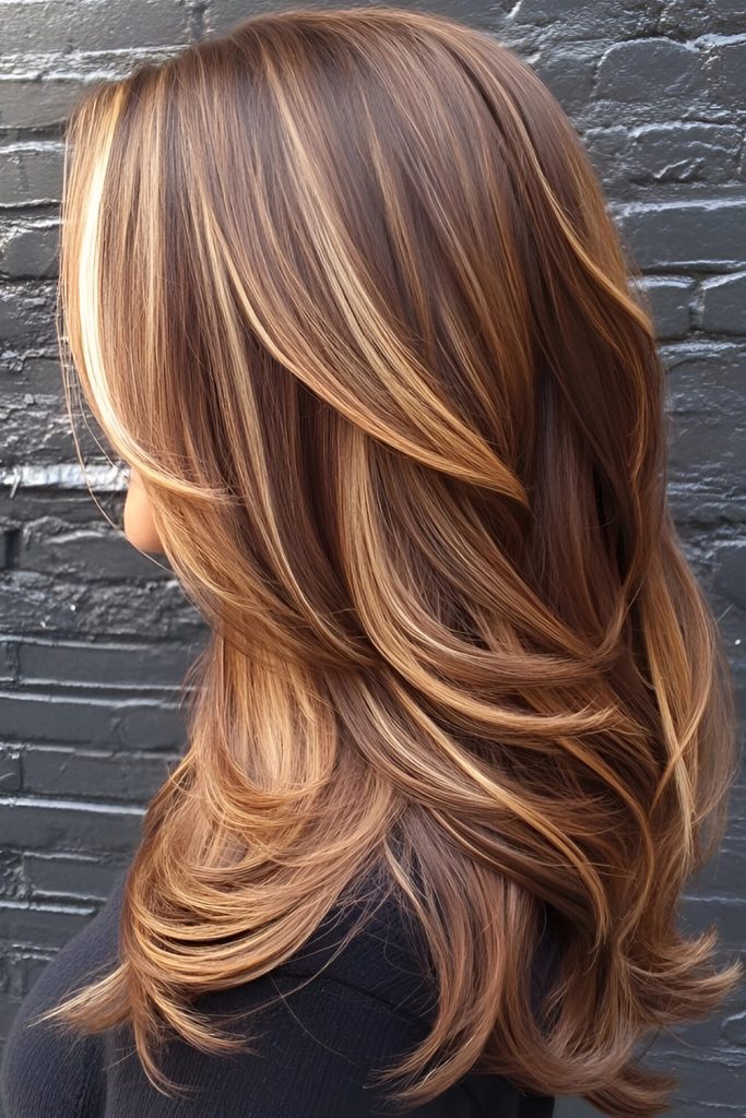 Golden Caramel Highlights