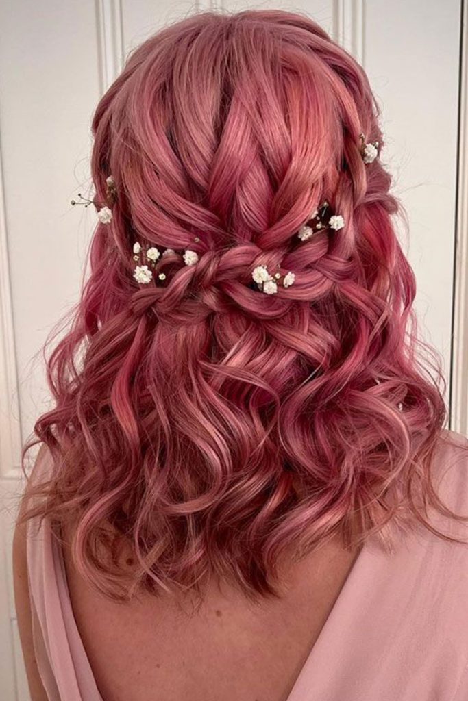 Half Up, Half Down Knot