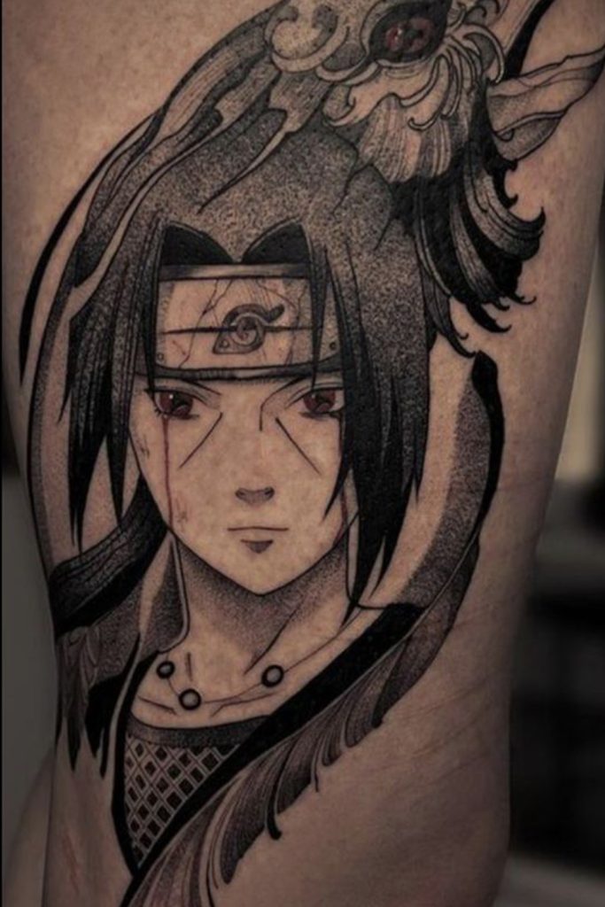 Itachi and Crow Silhouette