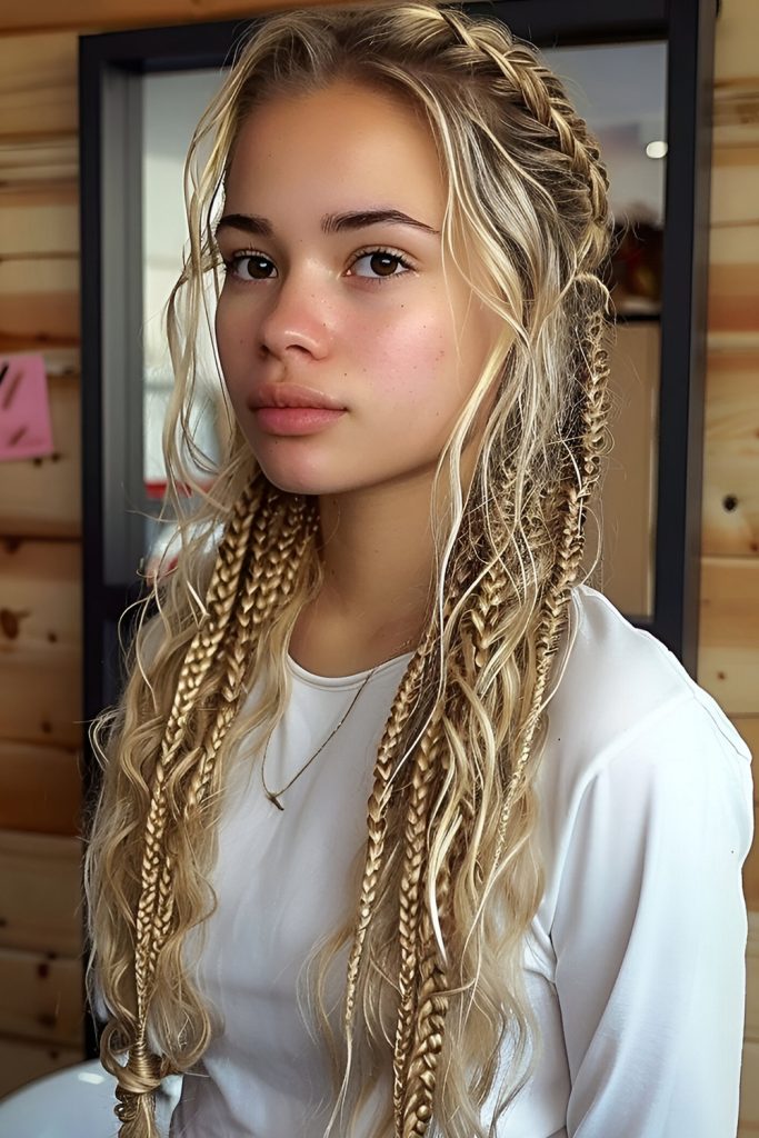 Long Braided Ponytail