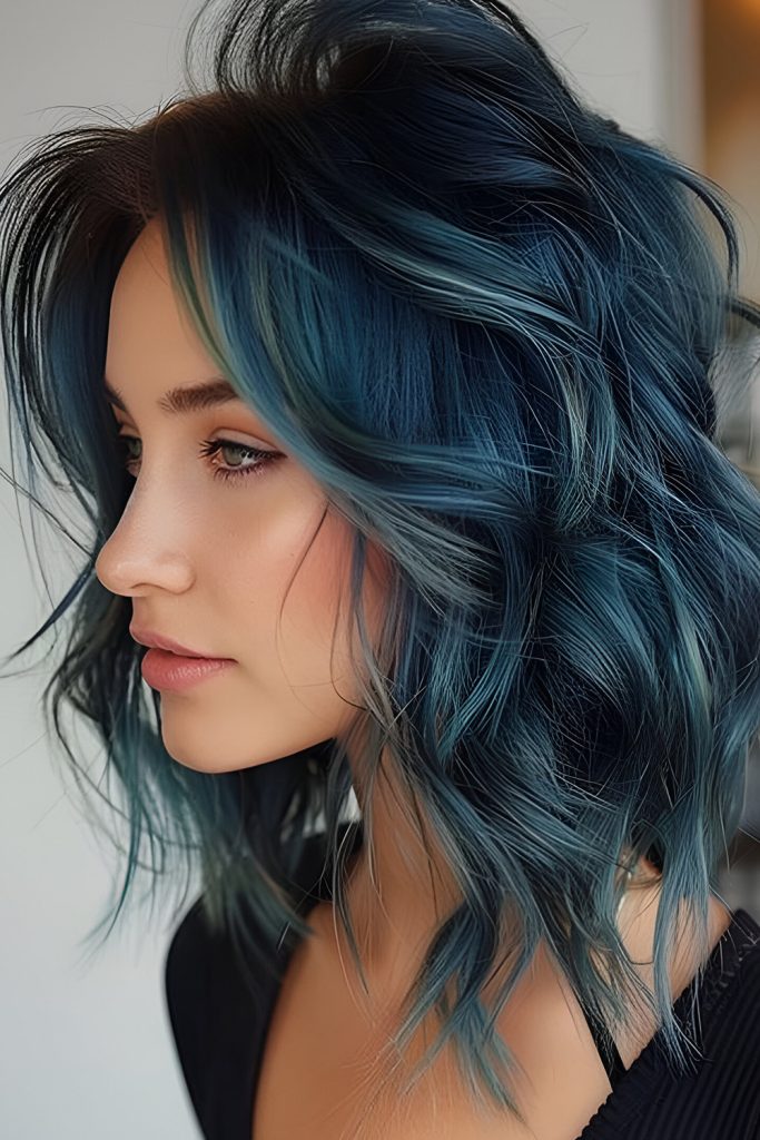 Midnight Blue and Teal Color Scheme