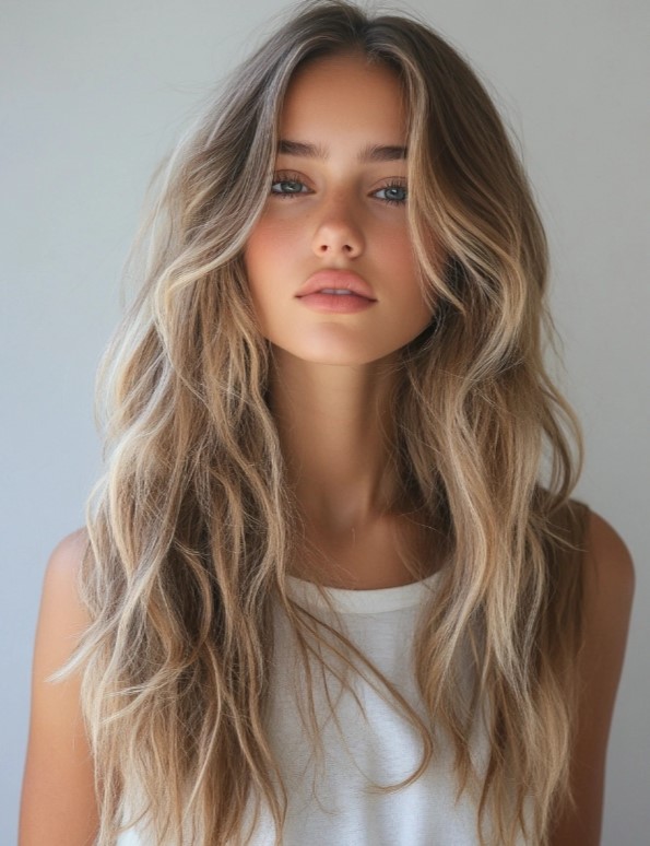 Soft waves and ashy brown