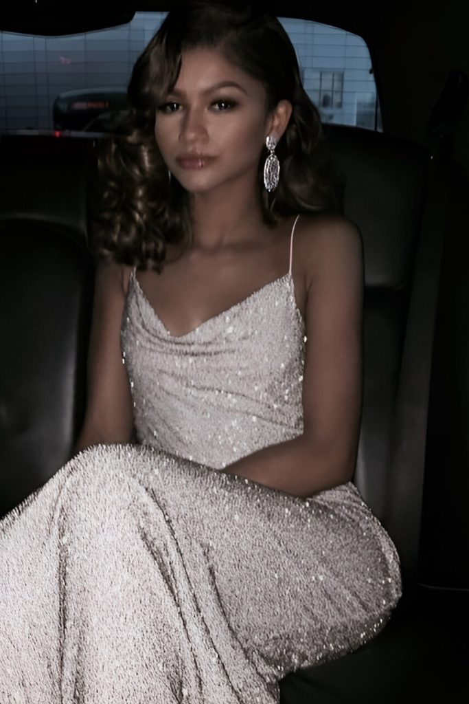 Sparkling Sequin Dress Inspired by Zendaya