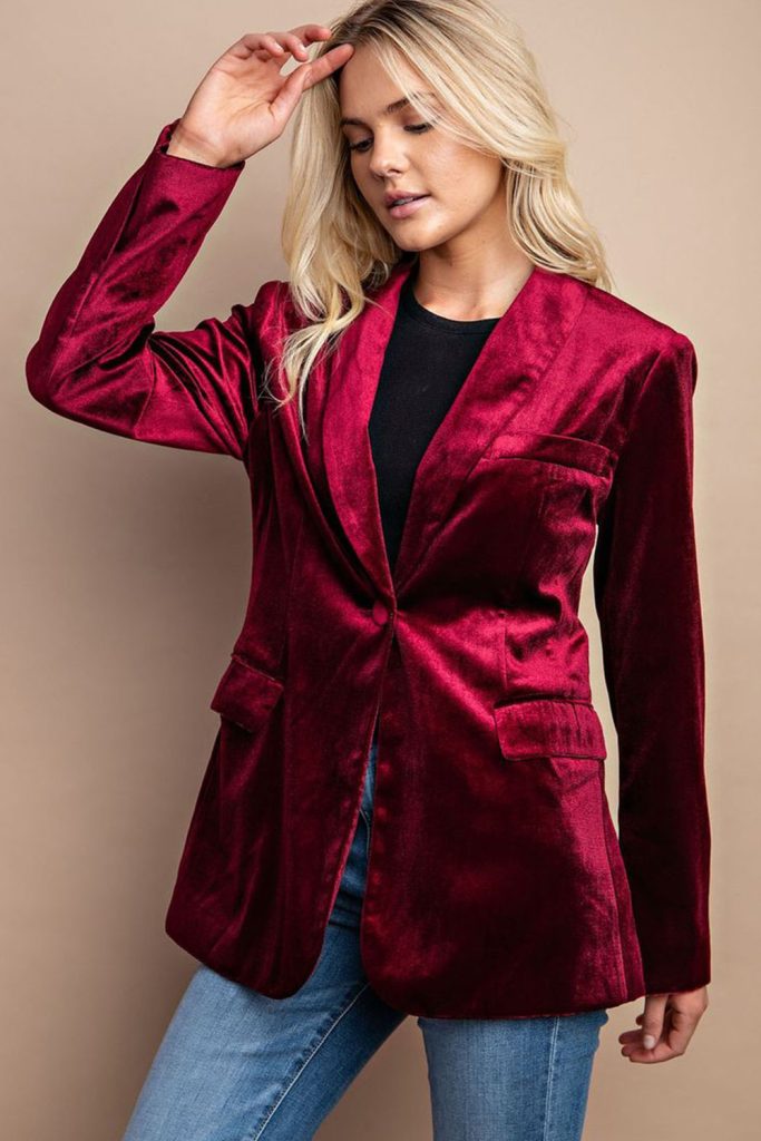 Velvet Blazers for Effortless Glam