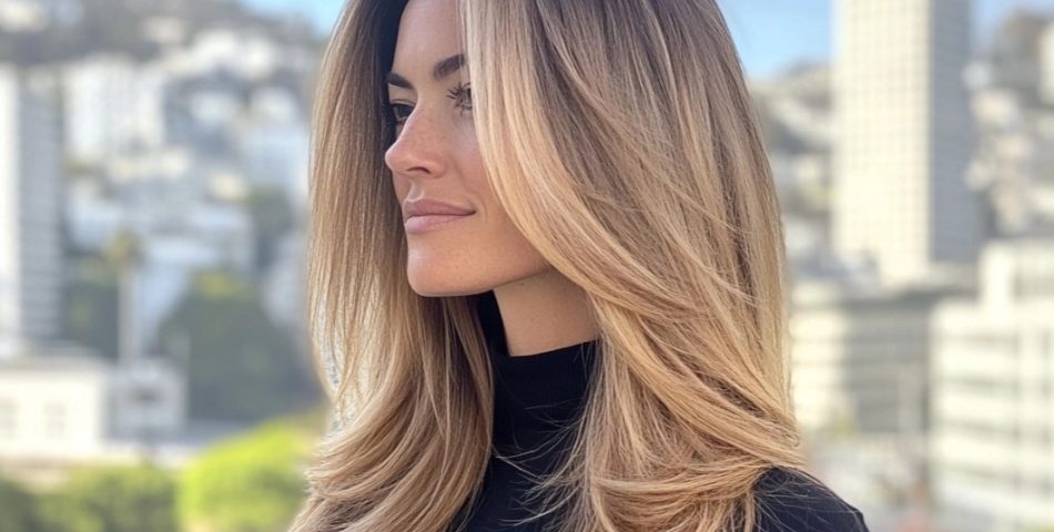 Warm Bronde Balayage Hairstyles